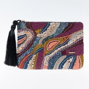 Sfera Femme Beaded Asymmetrical Purse